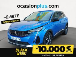 Azul Usado 2022 Peugeot 3008 Allure SUV | 20.590 € (Precio justo)