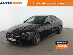Negro Usado 2022 Mercedes C220 AMG line Berlina | 39.099 € (Precio justo)