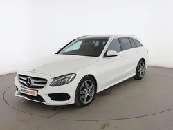 Blanco Usado 2015 Mercedes C220 AMG line Familiar | 20.599 € (Caro)