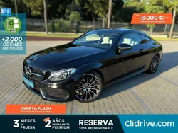 Negro Usado 2015 Mercedes C220 AMG line Coupe | 22.890 € (Buen precio)