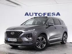 Gris Usado 2019 Hyundai Santa Fe Style SUV | 28.500 €