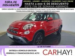 Rojo Usado 2019 Fiat 500L Cross Monovolumen | 12.990 € (Precio justo)