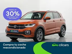 Rojo Usado 2021 VW T-Cross Sport SUV | 22.490 € (Precio justo)