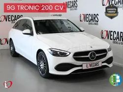 Blanco Usado 2022 Mercedes C220 Familiar | 33.700 € (Buen precio)