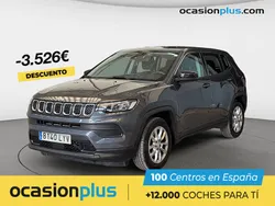 Gris Usado 2022 Jeep Compass Longitude SUV | 21.410 € (Precio justo)