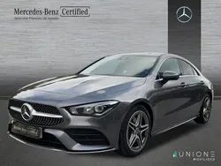 Gris Usado 2023 Mercedes CLA200 AMG line Berlina | 34.900 € (Buen precio)