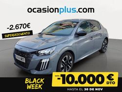 Gris / plata Usado 2025 Peugeot 208 Allure Utilitario | 19.710 € (Precio justo)