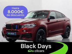 Rojo Usado 2017 BMW X6 SUV | 34.990 € (Precio justo)