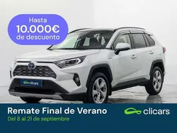 Blanco Usado 2019 Toyota RAV4 Hybrid Luxury SUV | 29.990 € (Precio justo)