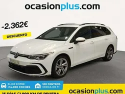 Blanco Usado 2022 VW Golf VIII R-line Familiar | 23.173 € (Precio justo)