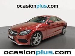 Rojo Usado 2017 Mercedes C220 AMG Coupe | 27.490 € (Precio justo)