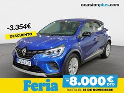 Azul Usado 2020 Renault Captur Intens SUV | 13.800 € (Precio justo)