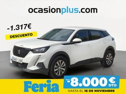 Blanco Usado 2020 Peugeot 2008 Active SUV | 14.490 € (Precio justo)