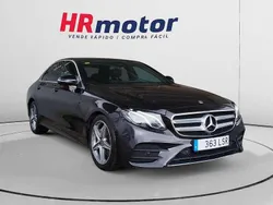 Negro Usado 2020 Mercedes E220 AMG line Berlina | 27.370 € (Precio justo)