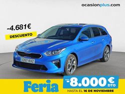 Azul Usado 2019 Kia Ceed Familiar | 15.200 € (Precio justo)