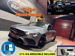 Gris Usado 2021 Mercedes CLA250e Berlina | 28.400 € (Buen precio)