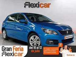 Azul Usado 2021 Peugeot 308 Active Berlina | 12.690 € (Precio justo)