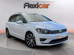 Blanco Usado 2018 VW Golf Sportsvan Sportline Monovolumen | 16.390 € (Precio justo)