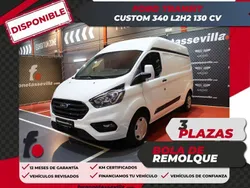Blanco Usado 2020 Ford Transit Custom Ambiente Van | 23.500 € (Un poco caro)