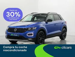 Azul Usado 2022 VW T-Roc Sport SUV | 24.990 € (Precio justo)