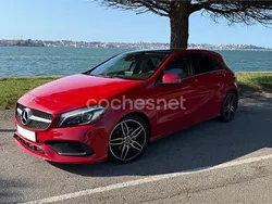 Rojo Usado 2017 Mercedes A200 Style Berlina | 21.500 € (Precio justo)