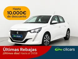 Blanco Usado 2021 Peugeot 208 Active Utilitario | 11.390 € (Precio justo)