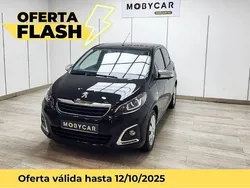 Negro Usado 2021 Peugeot 108 Active Utilitario | 10.595 € (Un poco caro)