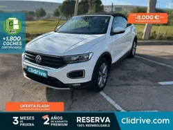Blanco Usado 2021 VW T-Roc Cabriolet Style Descapotable | 24.690 € (Caro)