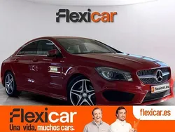 Rojo Usado 2016 Mercedes CLA220 AMG line Berlina | 21.990 € (Buen precio)