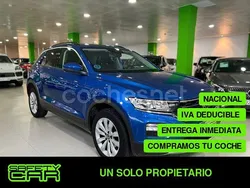 Azul Usado 2021 VW T-Roc Advance SUV | 19.999 € (Precio justo)