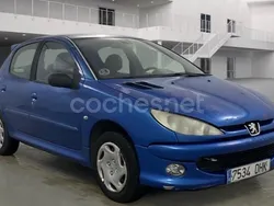 Azul Usado 2005 Peugeot 206 Berlina | 2500 € (Precio justo)