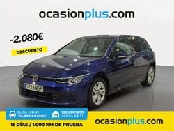 Azul Usado 2023 VW Golf VIII Life Berlina | 22.890 € (Precio justo)