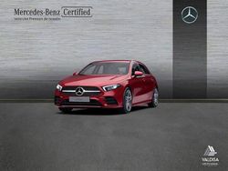 Rojo Usado 2021 Mercedes A180 AMG line Berlina | 25.900 € (Buen precio)