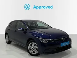 Azul Usado 2021 VW Golf VIII Life | 20.900 € (Precio justo)