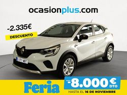 Blanco Usado 2022 Renault Captur Intens SUV | 17.990 € (Precio justo)