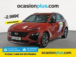 Rojo Usado 2022 Hyundai Kona N Line SUV | 19.650 € (Precio justo)