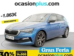 Azul Usado 2021 Skoda Scala Sport Utilitario | 18.173 € (Buen precio)