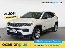 Blanco Usado 2022 Jeep Compass Longitude SUV | 21.555 € (Precio justo)