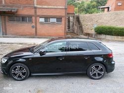 Negro Usado 2015 Audi A3 Sportback S-Line Berlina | 17.500 € (Precio justo)