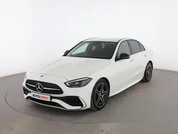 Blanco Usado 2021 Mercedes C220 AMG line Berlina | 37.299 € (Buen precio)