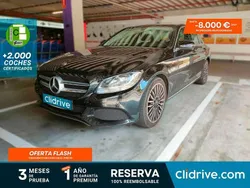 Negro Usado 2017 Mercedes C300e Berlina | 23.290 € (Precio justo)