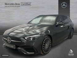 Gris / plata Usado 2022 Mercedes C220 AMG line Familiar | 41.900 € (Caro)