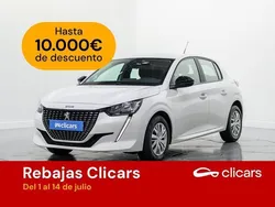 Blanco Usado 2022 Peugeot 208 Active Utilitario | 12.490 € (Buen precio)