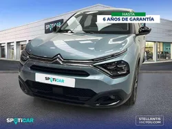 Azul Usado 2024 Citroën e-C4 Feel Berlina | 23.650 € (Un poco caro)