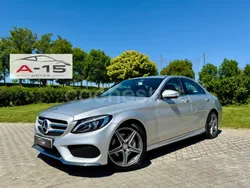 Gris / plata Usado 2015 Mercedes C220 AMG line Berlina | 19.900 € (Precio justo)