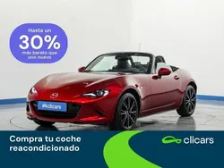 Rojo Nuevo 2025 Mazda MX5 Exclusive-Line Descapotable | 33.990 € (Buen precio)