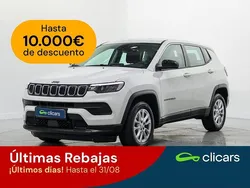 Blanco Usado 2024 Jeep Compass Longitude SUV | 27.790 € (Precio justo)