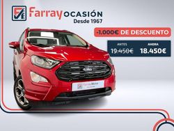 Rojo Usado 2022 Ford Ecosport ST-Line SUV | 18.450 € (Precio justo)