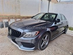 Azul Usado 2015 Mercedes C220 AMG line Berlina | 19.300 € (Buen precio)