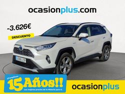 Blanco Usado 2019 Toyota RAV4 Hybrid Luxury SUV | 27.900 € (Un poco caro)